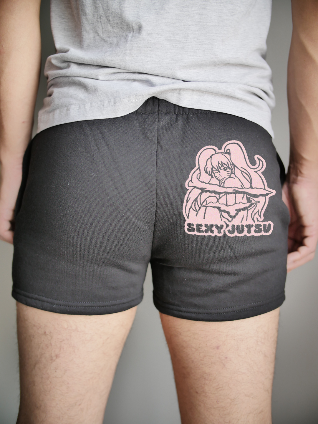 Sexy Jutsu Men's Gym Shorts