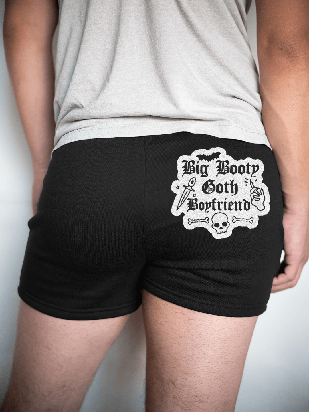 PixelThat Punderwear Shorts Big Booty Goth Boyfriend Men's Gym Shorts