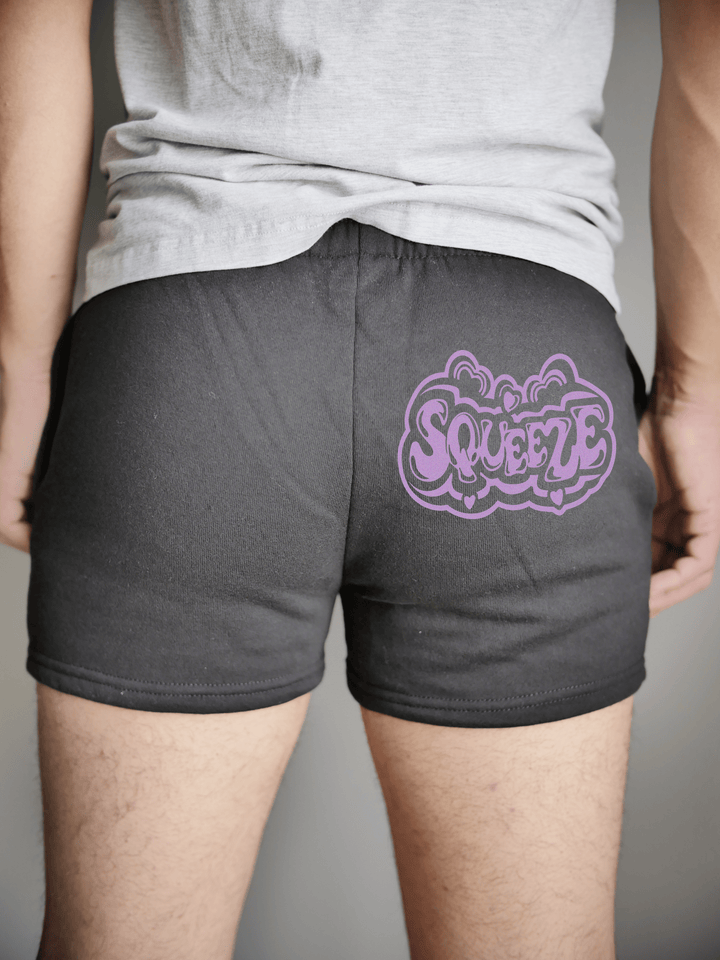PixelThat Punderwear Shorts Black / S / Back Squeeze Men's Gym Shorts