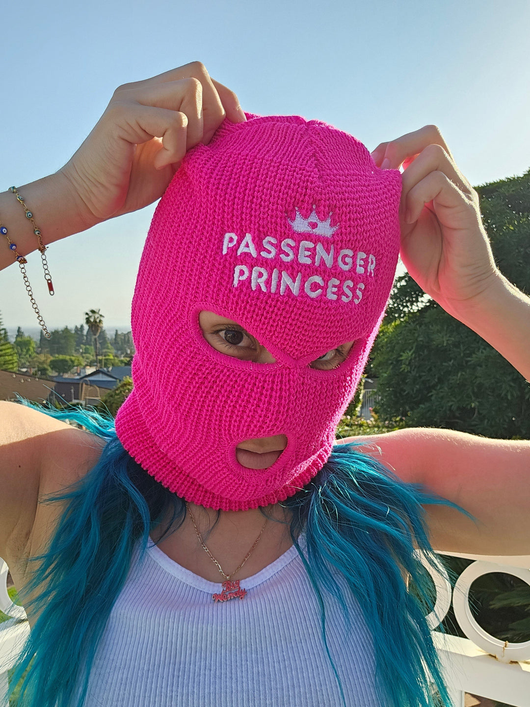 PixelThat Ski Mask 3 Hole Beanie Ski Mask - Passenger Princess