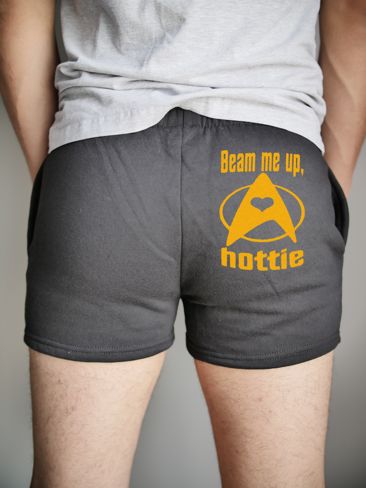 Beam Me Up, Hottie Men's Gym Shorts