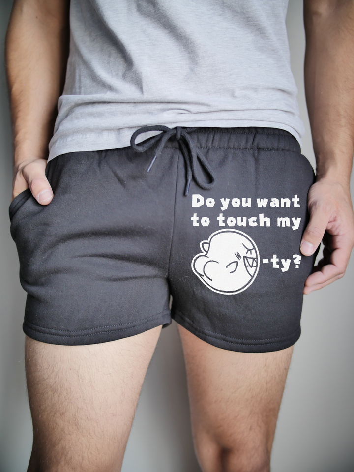 Do You Want To Touch My Booty? Men's Gym Shorts