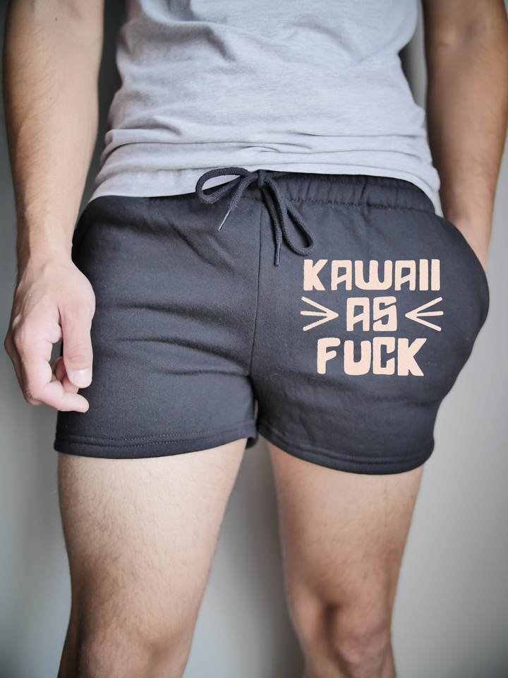 Kawaii AF Men's Gym Shorts