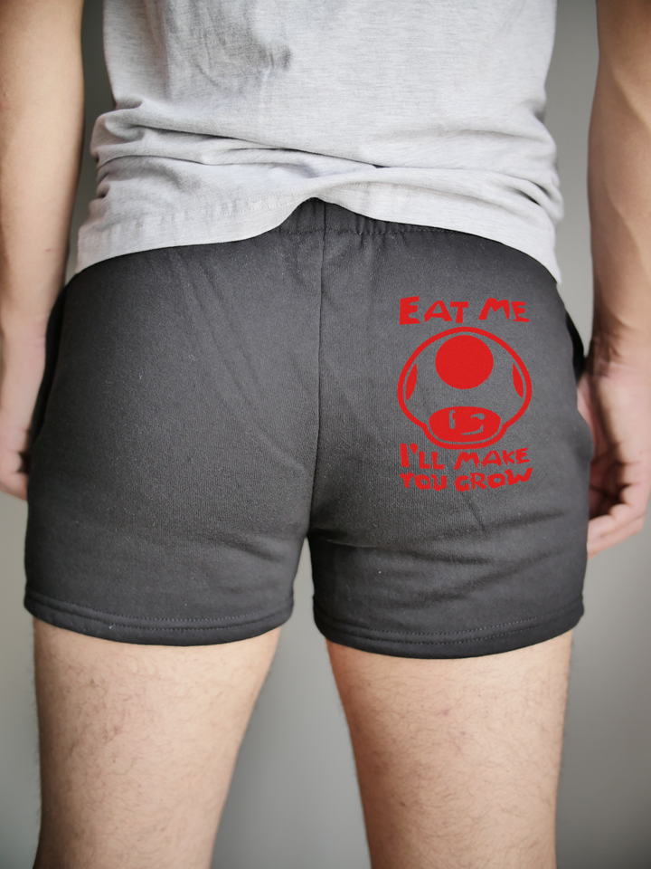 Red Mushroom Men's Gym Shorts