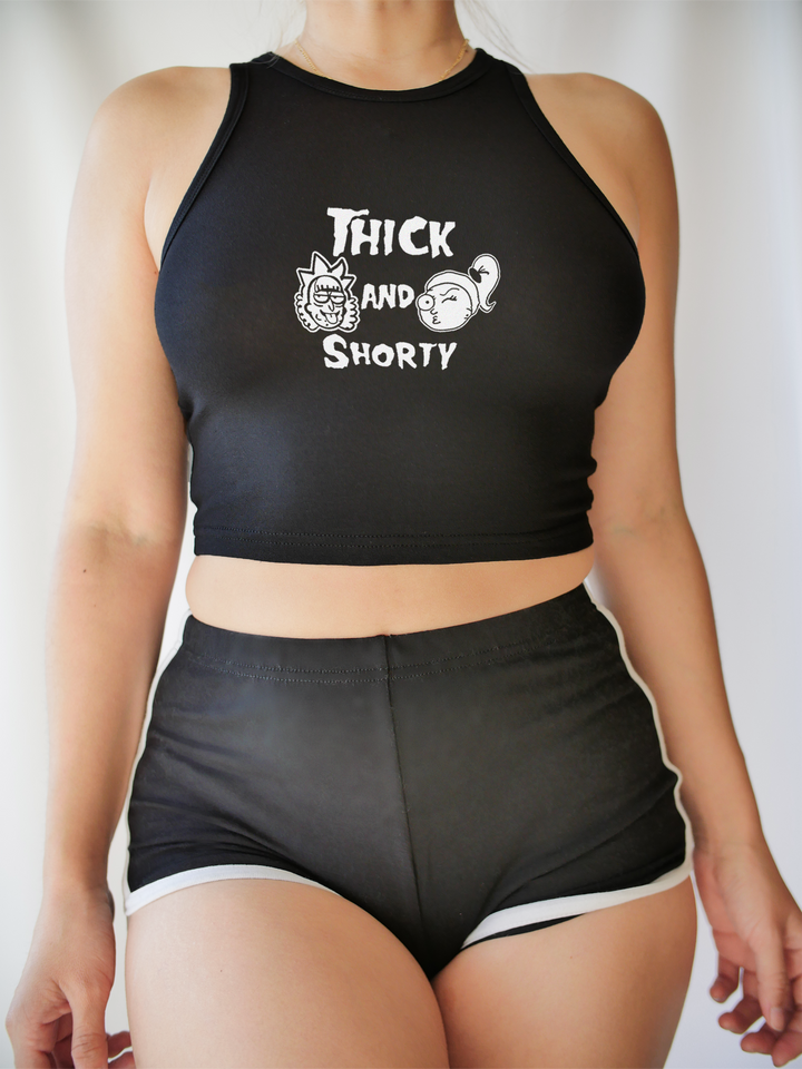 Thick And Shorty Cropped Tank Top