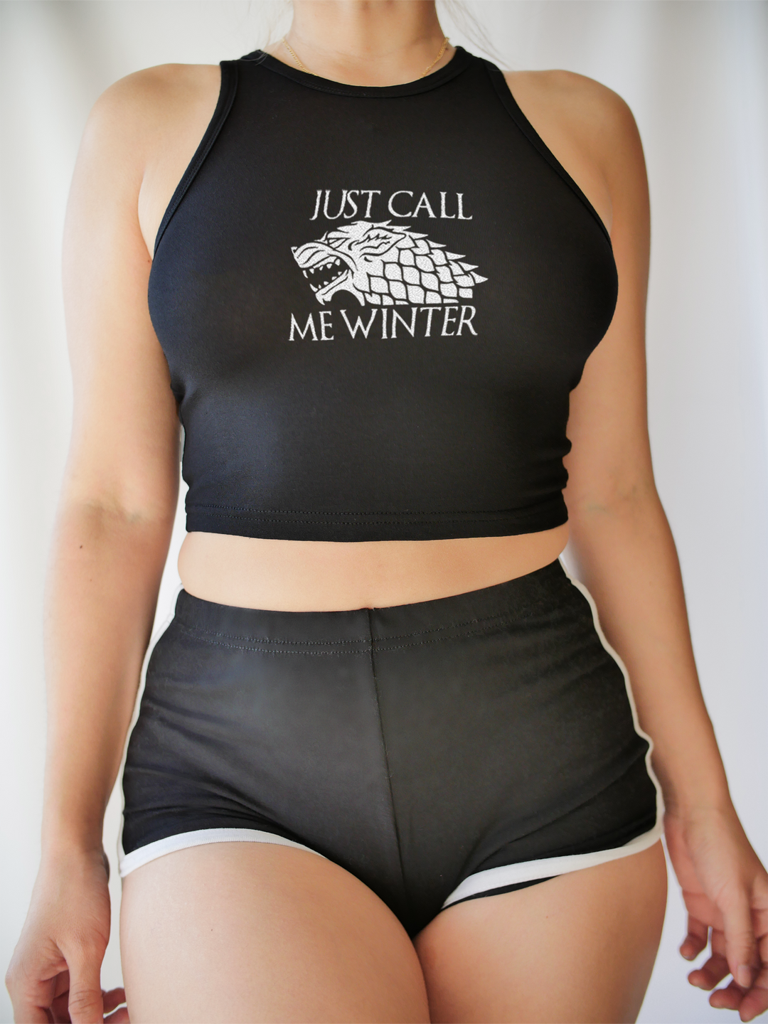 Call Me Winter Cropped Tank Top