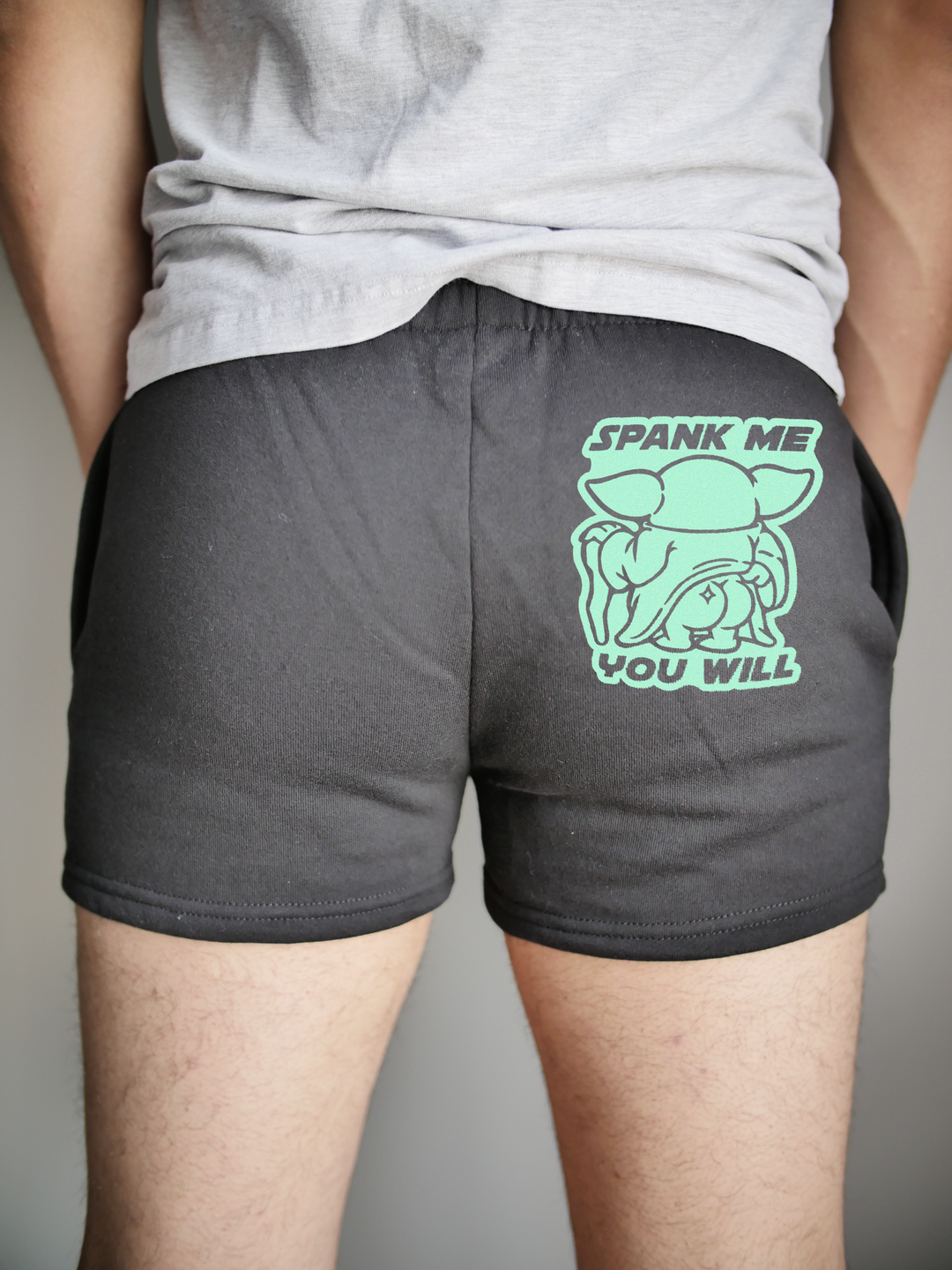 Spank Me You Will Men's Gym Shorts