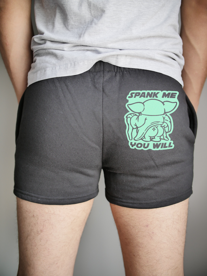 Spank Me You Will Men's Gym Shorts