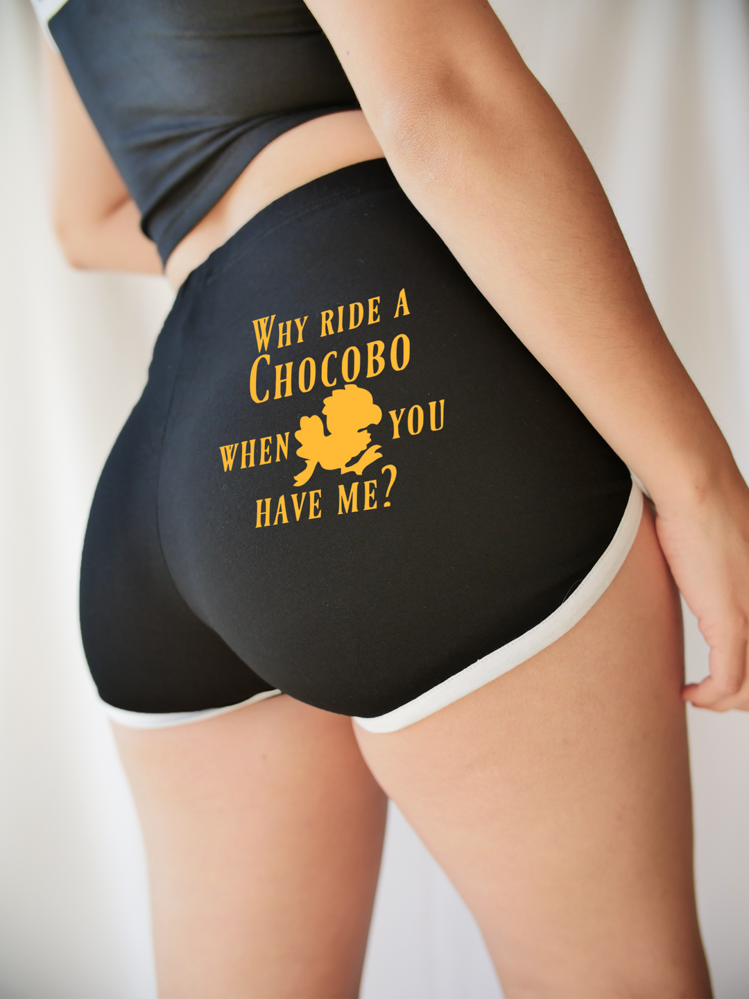Why Ride A Chocobo Dolphin Shorts